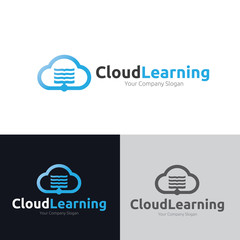 Cloud logo template.