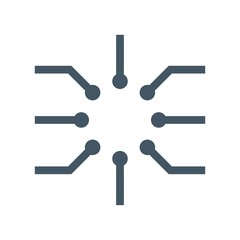 Technology logo design, chip logo design