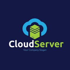 Cloud logo template.