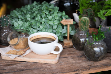 Coffee with brown sugar