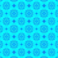 декоративный графический узор синий