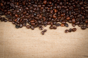 Coffee bean picture, may use as background for design