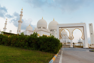 Fototapeta na wymiar Sheikh Zayed Mosque, Abu Dhabi, UAE