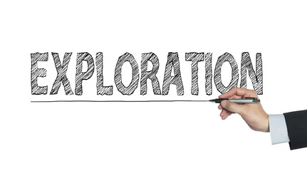 exploration written by hand