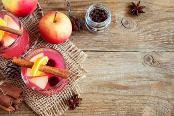 cranberry and apple cider