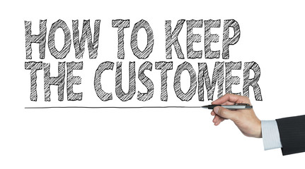 keep customer written by hand