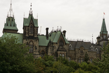 Fototapeta premium Parliament Hill in Ottawa in Canada