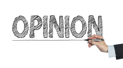 opinion written by hand