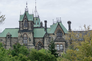 Parliament Hill in Ottawa in Canada