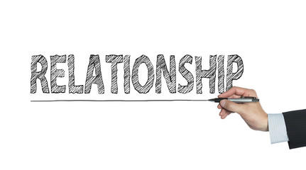 relationship written by hand