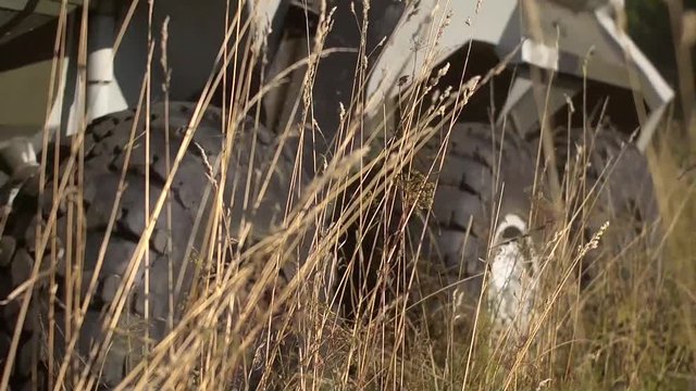 Armoured military vehicles wheels