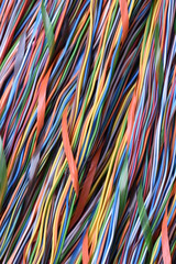 Colorful Electrical Cables and Wires