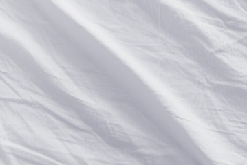Crumpled bed sheets texture