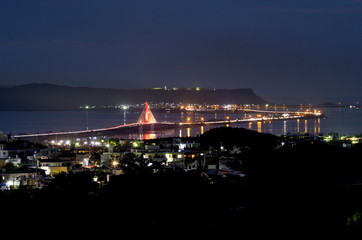 海中道路　夜景