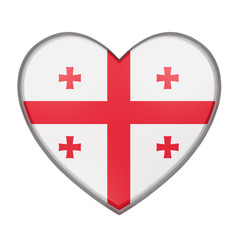 Obraz premium Georgia heart
