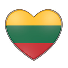 Fototapeta premium Lithuania heart