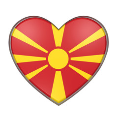 Obraz premium Macedonia heart
