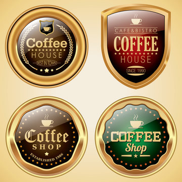 Coffee Shop badges