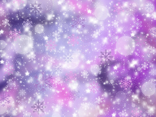 Christmas abstract background with snowflakes. Winter