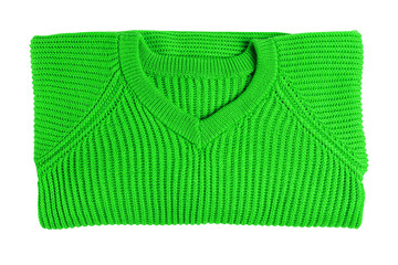 Knitted female sweater