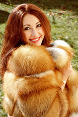 Woman in furs
