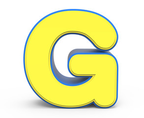 cute yellow letter G