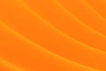 Cercles muraux Vague abstraite Orange abstract waves, computer generated background. 3D illustration.
