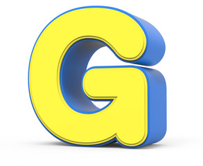 cute yellow letter G