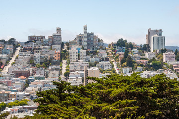Fototapeta na wymiar cityscape of San Francisco
