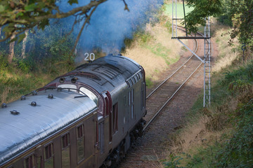 class 37 locomotive at work