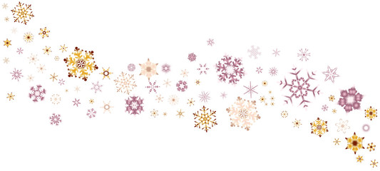 Obraz na płótnie Canvas Snowflake Spangled Background