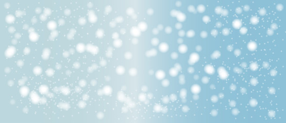 Snowing Banner Background