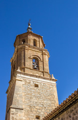 Fototapeta na wymiar Tower of the church of Albarracin