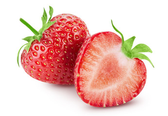 Strawberry isolated on white
