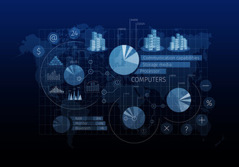 Innovative networking interface . Mixed media