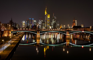 Obraz premium Skyline Frankfurt am Main