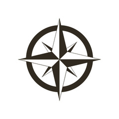 Compass icon vector illustration