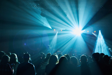 Fototapeta na wymiar Stage, concert light.