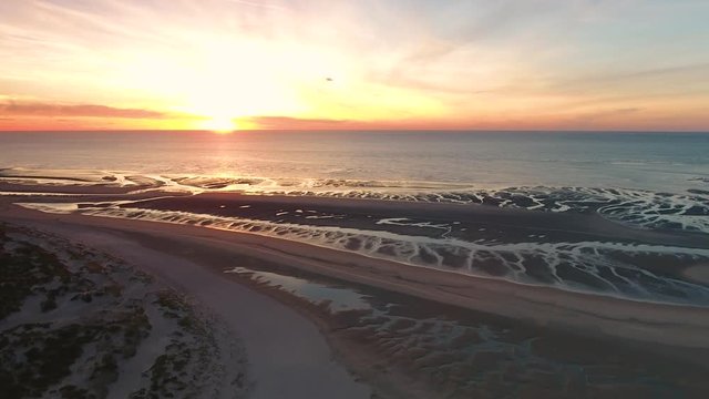 Survol de la Baie de Canche - Le Touquet - C&ocirc;te d'Opale