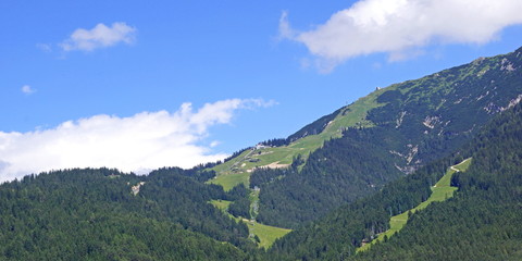 Fototapeta na wymiar SEEFELDER JOCH über Seefeld ( Tirol )
