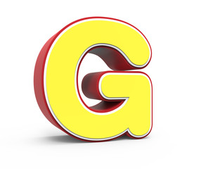 yellow letter G