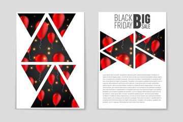 Abstract vector black friday sale layout background. For art template design, list, page, mockup brochure style, banner, idea, cover, booklet, print, flyer, book, blank, card, ad, sign, poster, badge