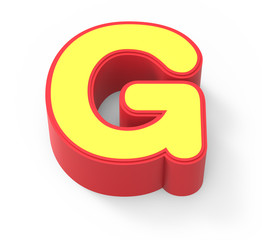yellow letter G