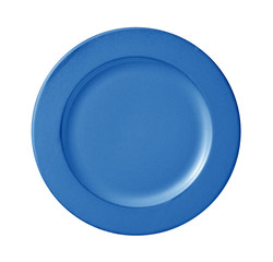 blue plate isolated © MIGUEL GARCIA SAAVED
