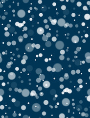 Snowfall seamless pattern