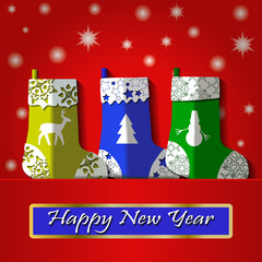 Happy New Year boots