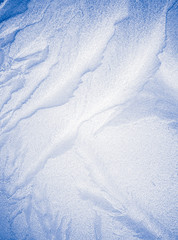 Obraz premium Winter phenomenon - the lacuna. Fractal by patterns of frozen wa