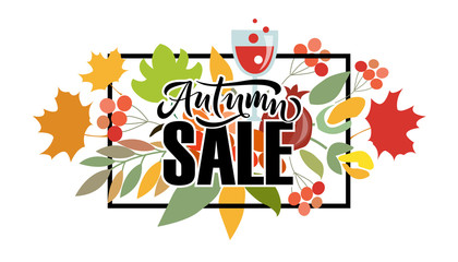 Autumn Sale lettering typography
