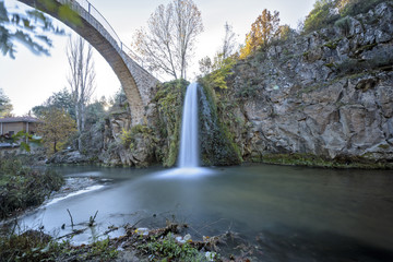 Fototapeta na wymiar waterfall and river