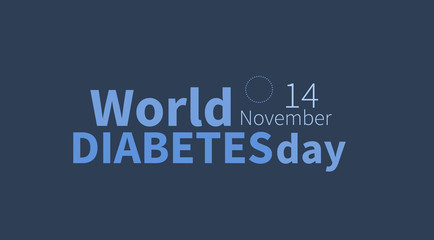 World diabetes day, november 14th banner 